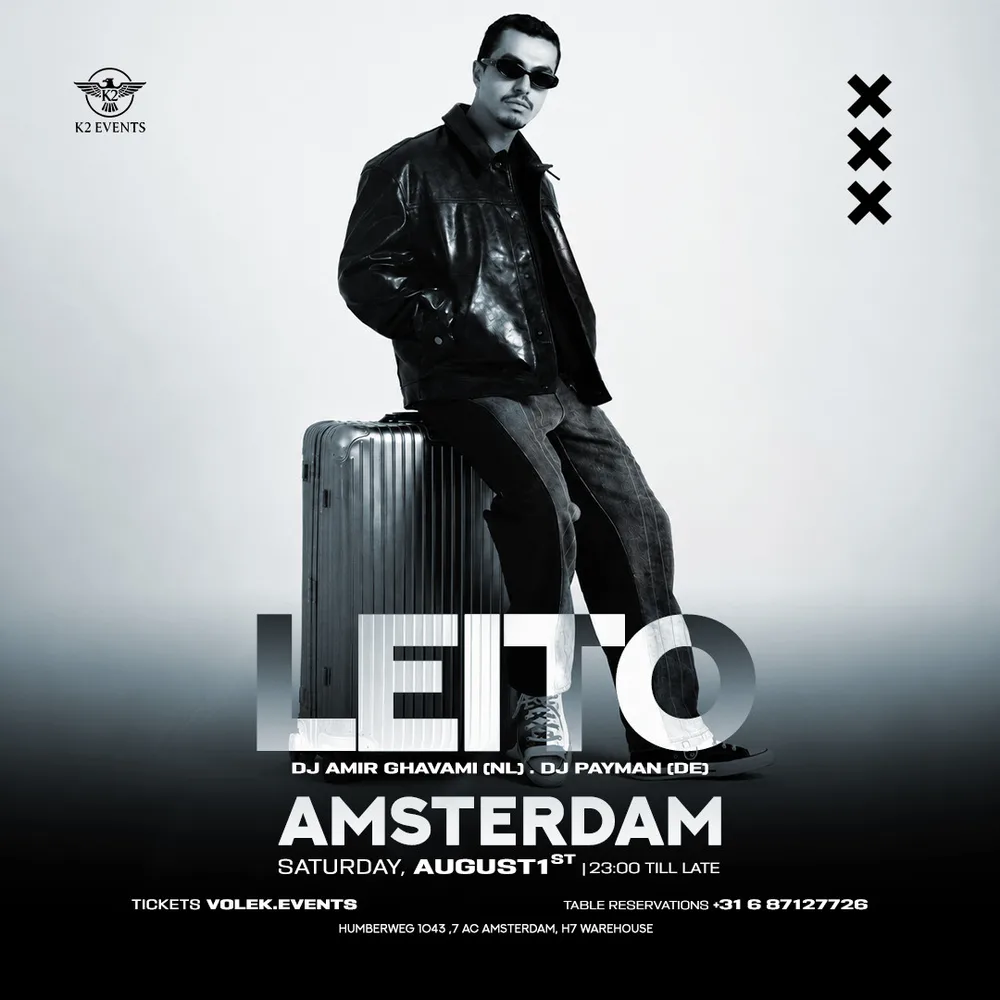Behzad Leito Live in Amsterdam poster